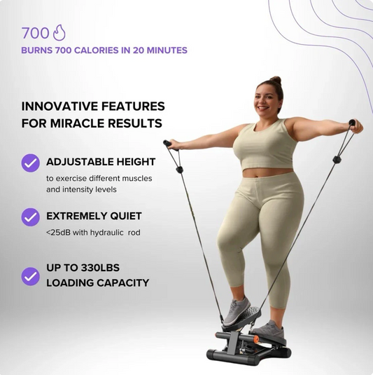 Miss Fox® 3.0 — The 10-Minute Mini Stepper That Tones Your Glutes, Waist & Legs Right in Front of Your TV
