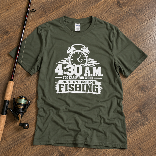 RIGHT ON THE TIME FOR FISHING