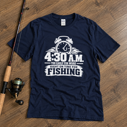RIGHT ON THE TIME FOR FISHING