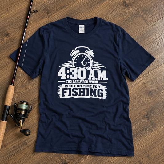 RIGHT ON THE TIME FOR FISHING
