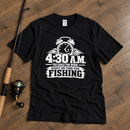 RIGHT ON THE TIME FOR FISHING