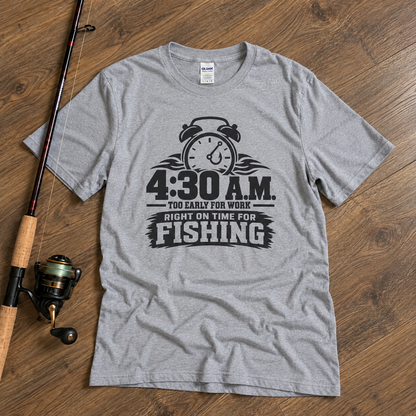 RIGHT ON THE TIME FOR FISHING