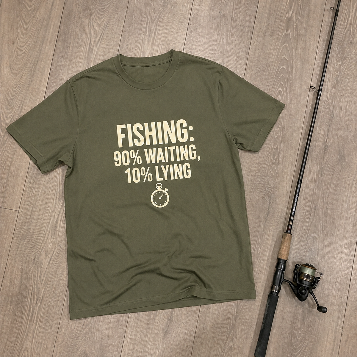 Fishing: 90% Waiting, 10% Lying