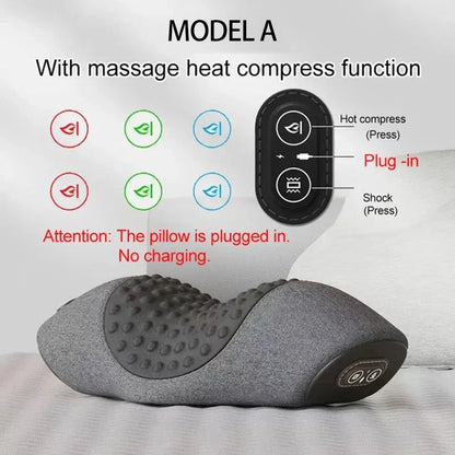 3-in-1 Neck Relief Pillow — Heat, Massage & Gentle Stretch