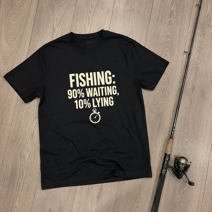 Fishing: 90% Waiting, 10% Lying