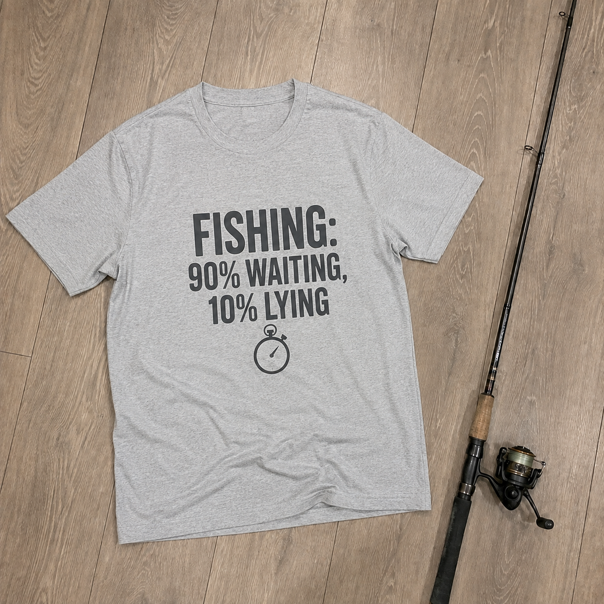 Fishing: 90% Waiting, 10% Lying