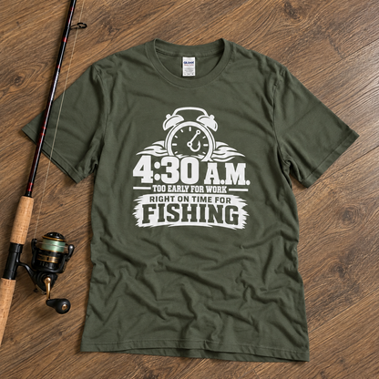 RIGHT ON THE TIME FOR FISHING