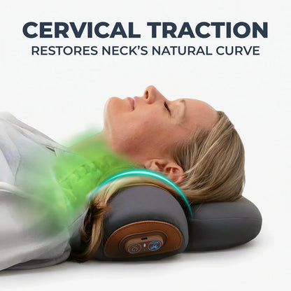 3-in-1 Neck Relief Pillow — Heat, Massage & Gentle Stretch