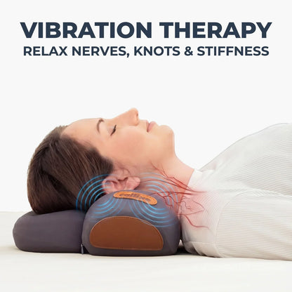 3-in-1 Neck Relief Pillow — Heat, Massage & Gentle Stretch
