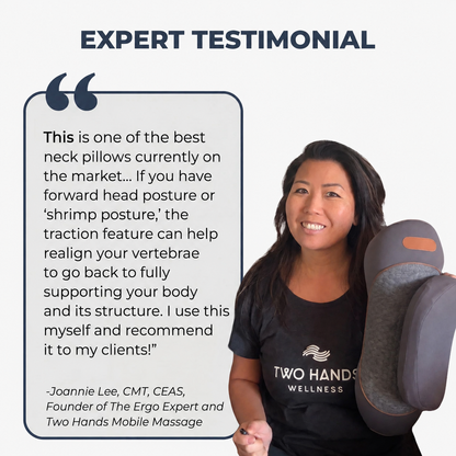 3-in-1 Neck Relief Pillow — Heat, Massage & Gentle Stretch